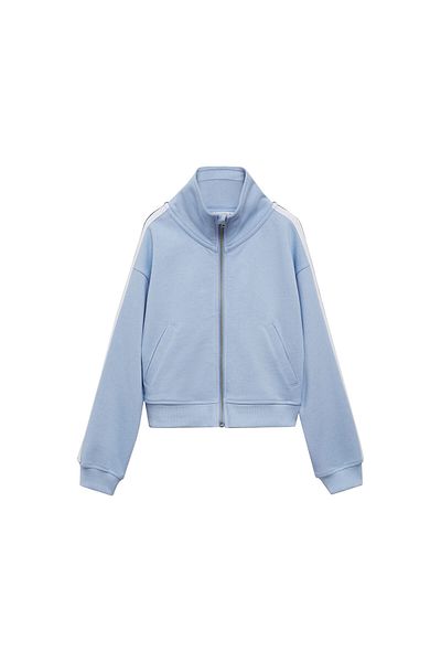 MANGO Sky Blue Girl's Sweatshirt 67087143