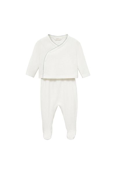 MANGO Woman Weißes Unisex-Baby-Sonstiges Zubehör 67096747