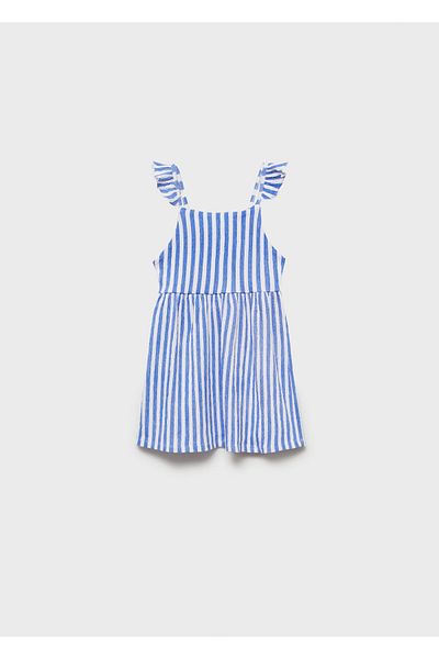 MANGO Woman Rochie albastră din porțelan fetiță 67047919