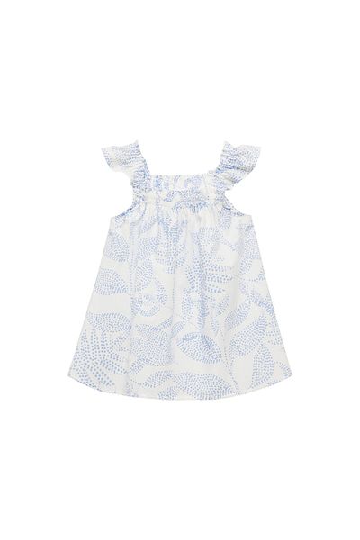 MANGO Woman Baby Girl Cherry Λευκό Φόρεμα 77040367