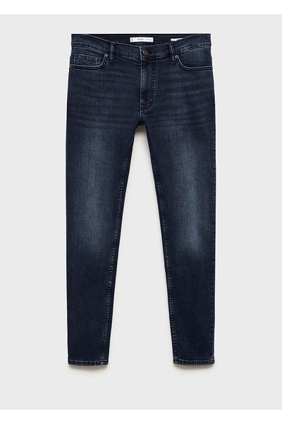 MANGO Woman Ανδρικό BlueBlack Jeans 77230620