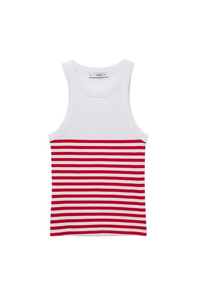 MANGO Woman Rotes Bustier für Damen 67088642