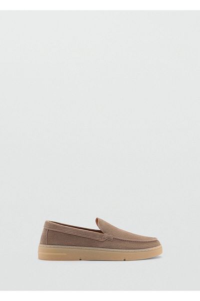 MANGO Ανδρικά παπούτσια Mole Grey Classic 77460595