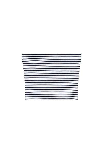 MANGO Navy Blue Women's Bustier 77150623