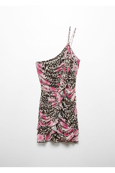 MANGO Woman Black Women's Dress 67047912