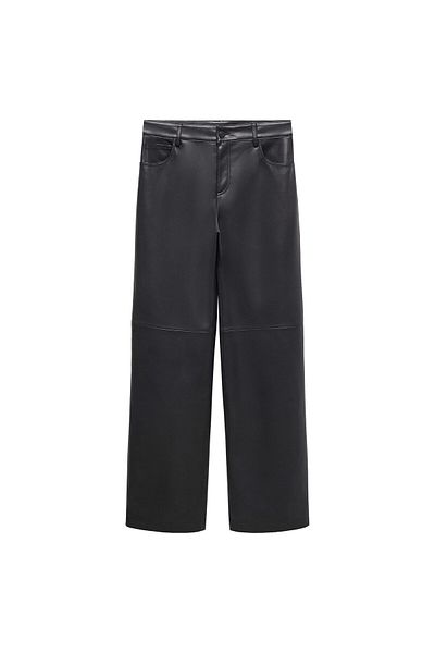 MANGO Women's Black Pants 77255653
