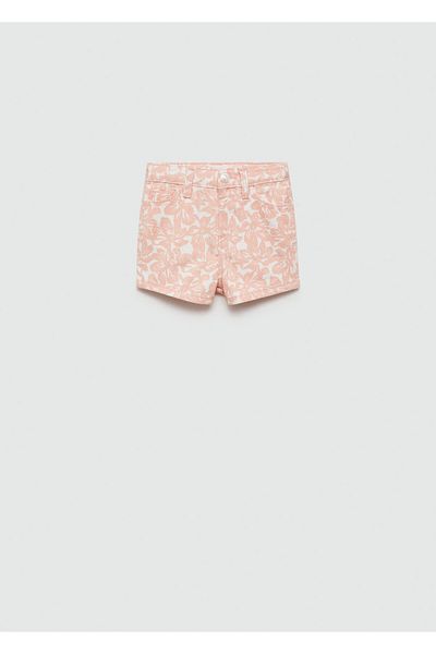MANGO Woman Baby Girl Coral Shorts & Bermudas 67027920