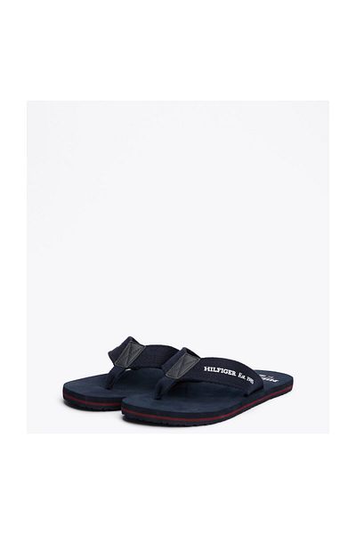 Tommy Hilfiger Ανδρική άνετη σόλα Navy Blue παντόφλες FM0FM05339-DW5