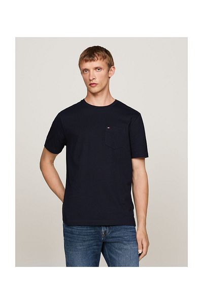 Tommy Hilfiger Tmavě modré pánské tričko