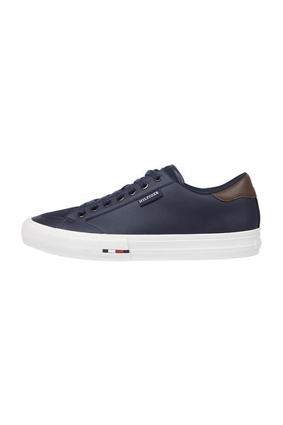 Tommy Hilfiger Suede Sneaker Shoes with Logo Men's Shoes Fm0Fm05458 Dw5