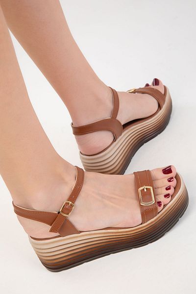 SOHO Taba Damen Gefüllte Absatzschuhe 20391
