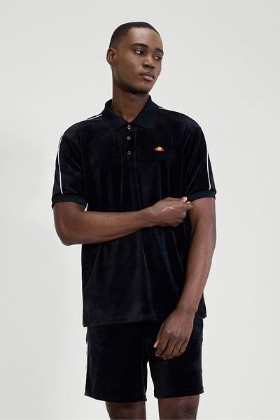 Ellesse Pánské černé tričko Polo Neck