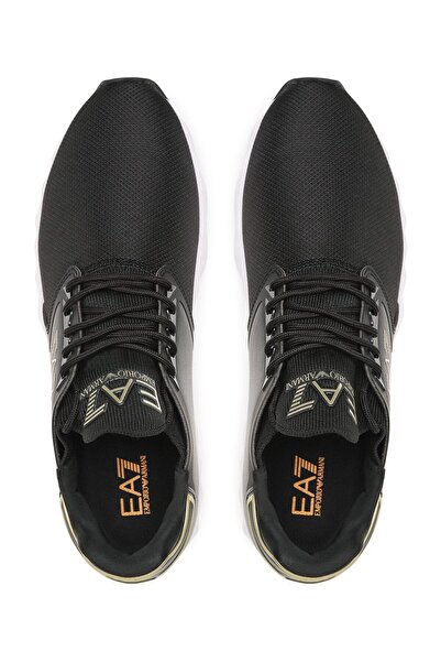 EA7 Ανδρική άνετη σόλα με κορδόνι μαύρο αθλητικό παπούτσι X8x123 Xk300-r347