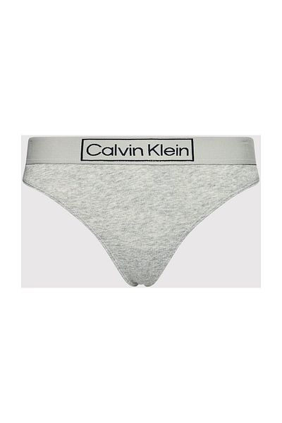 Calvin Klein 000qf6774ep7a Šedá dámská struna