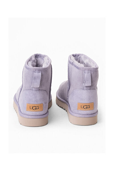 UGG Semiš + kožené Lilac dámské boty W CLASSIC MINI II 1016222