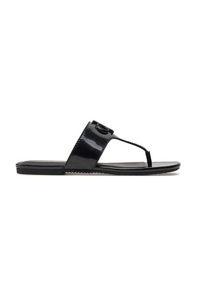 Calvin Klein Дамски джапанки Удобни черни чехли с лого на марката Yw0Yw01342-Beh