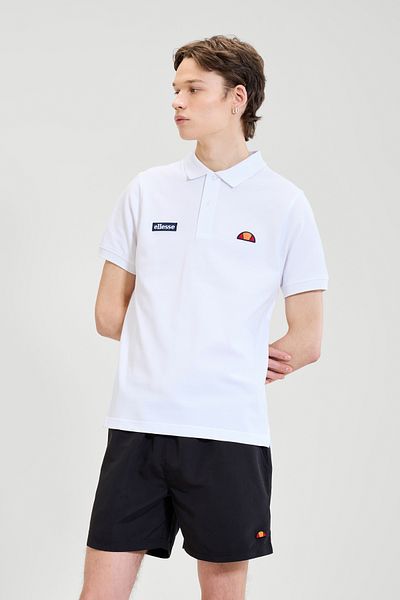 Ellesse Ανδρικό μπλουζάκι Polo Neck - Λευκό