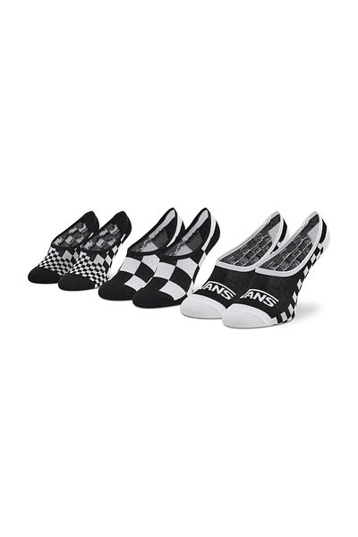 Vans Σετ 3 ζευγαριών γυναικείες κάλτσες με αγκώνες Μαύρες ενήλικες