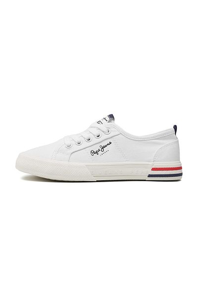 Pepe Jeans Dětské tenisové boty bílé