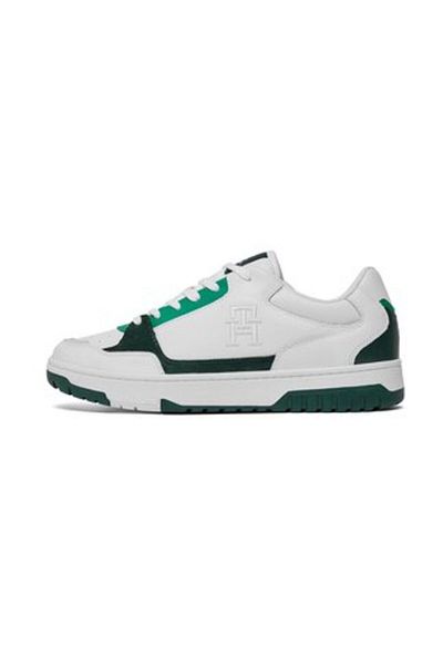 Tommy Hilfiger Leather Fine Cleat Basketball Trainers