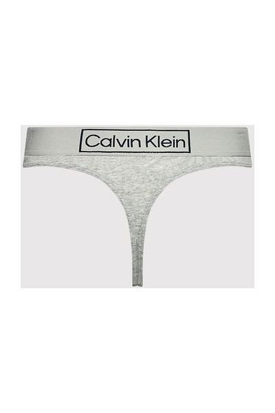 Calvin Klein 000qf6774ep7a Šedá dámská struna