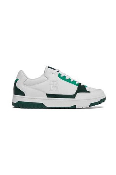 Tommy Hilfiger Leather Fine Cleat Basketball Trainers