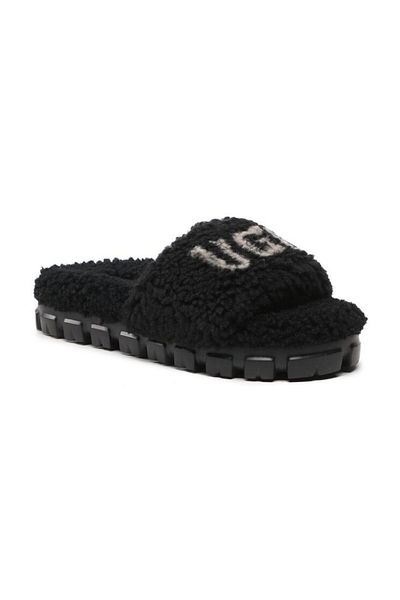 UGG Curly Graphic 1132891 -Pantofi pentru bărbați BLK Cozetta