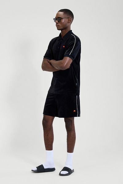 Ellesse Pánské černé tričko Polo Neck