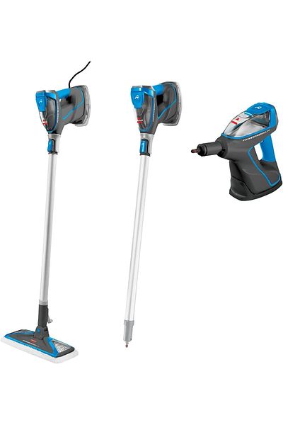 Bissell Forceful Harbour Temperature 2-in-1 Steam Mop, 0.35 L Dark Grey & Orange 2233E