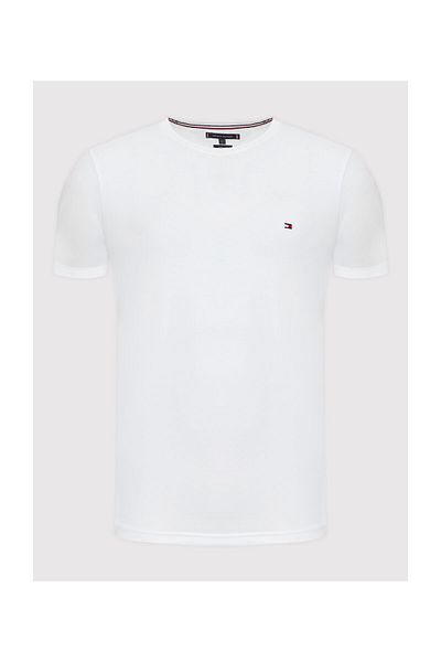 Tommy Hilfiger Bílé pánské tričko - Mw0mw27539ybr