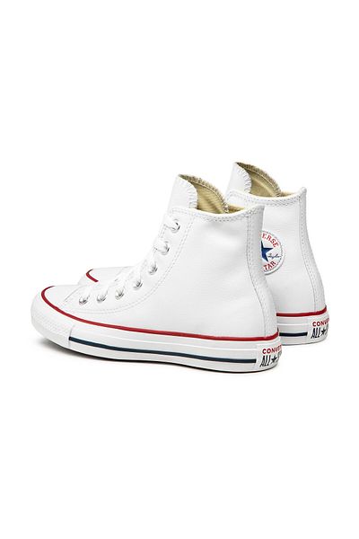 converse Unisex Chuck Taylor All Star Hi Leder Weiß