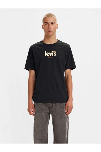Levi's Černé tričko pro dospělé