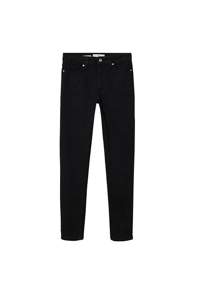MANGO Woman Black Denim Women's Jeans 37910105