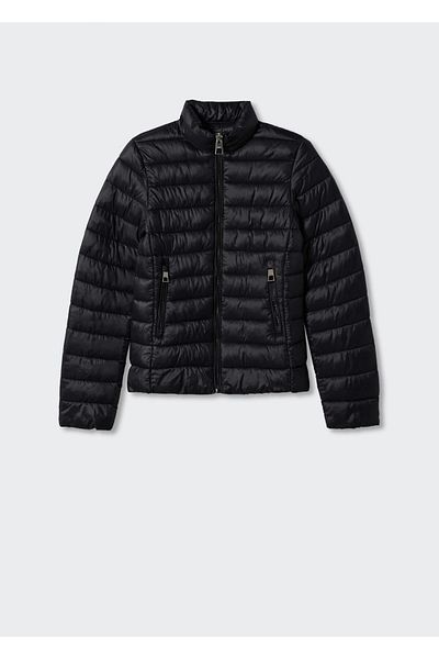 MANGO Women's Black Coat 47140039