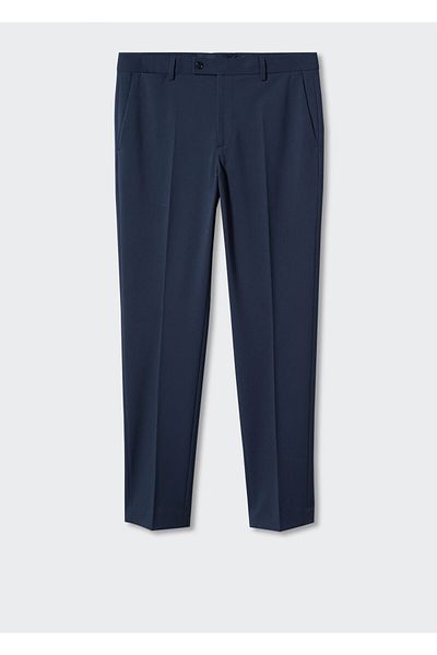 MANGO Man Ανδρικό παντελόνι Navy Blue47040810