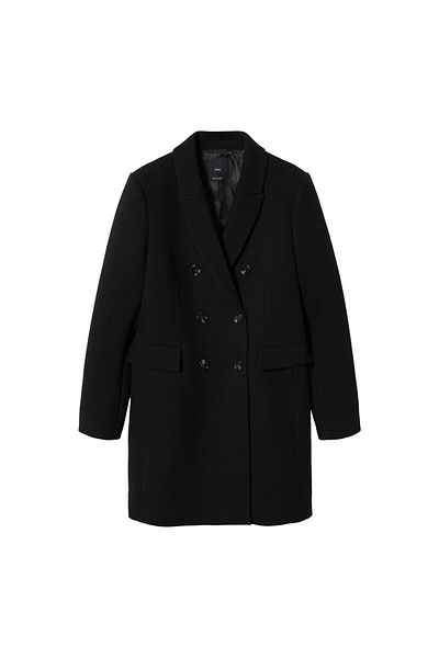 MANGO Woman Women's Black Coat47050039