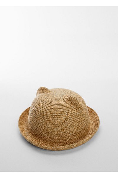 MANGO Woman Baby Girl Sand Hat 47095944