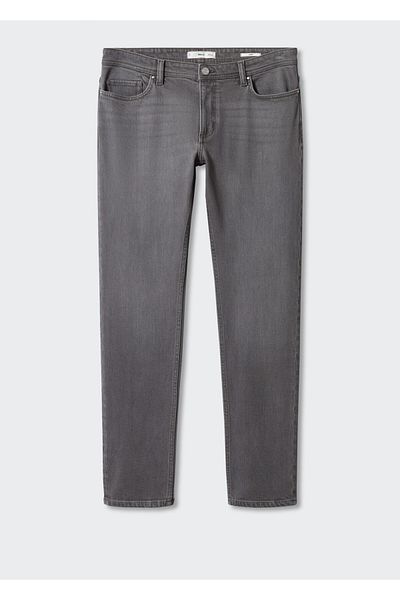 MANGO Gray Denim Men's Jeans 47050663
