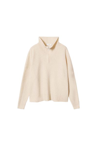 MANGO Woman Top de pijama natural pentru femei - 37036715