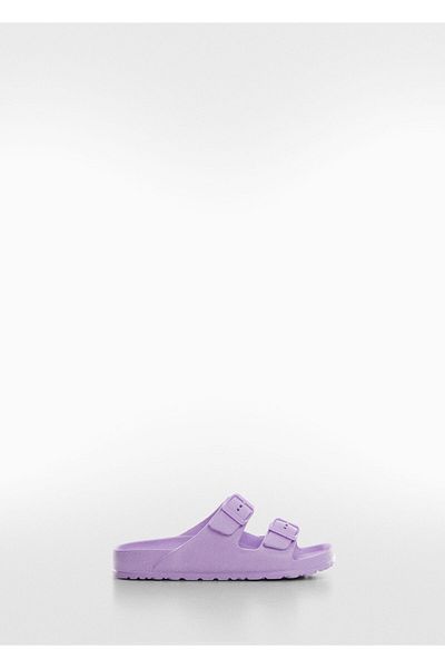 MANGO Girl's Lilac Slippers 47077815