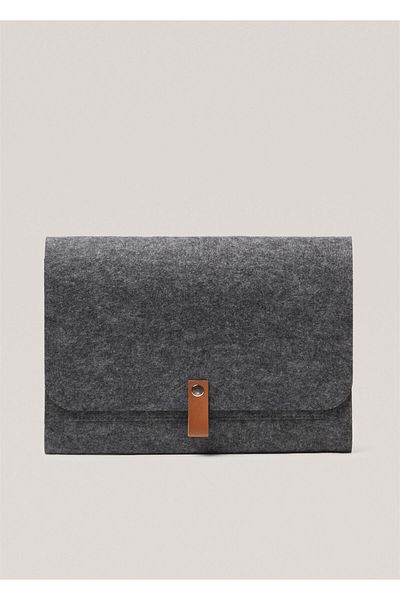 MANGO Women's Grey Organizer