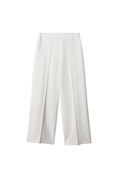 MANGO Natural Women's Trousers -57350151