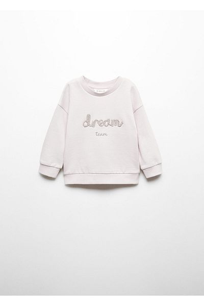 MANGO Lilac Baby Girl Sweatshirt - 67080663
