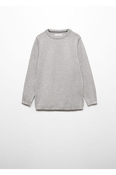MANGO Woman Metal Gray Boy's Sweater 67160458