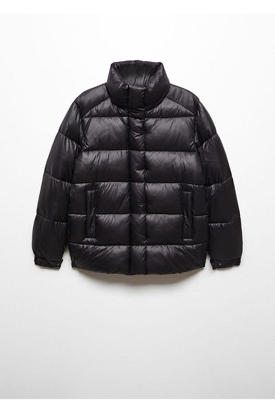 MANGO Woman Black Women's Coat 67060446 -99