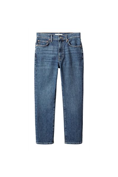 MANGO Woman Dark Denim Women's Jeans 57925148 -To