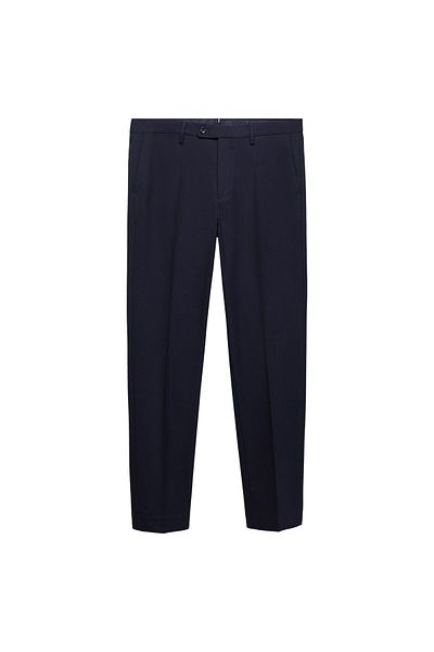 MANGO Navy Blue Men's Trousers 67150013