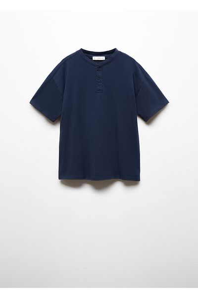 MANGO Woman Tricou bleumarin pentru băiat 67906020