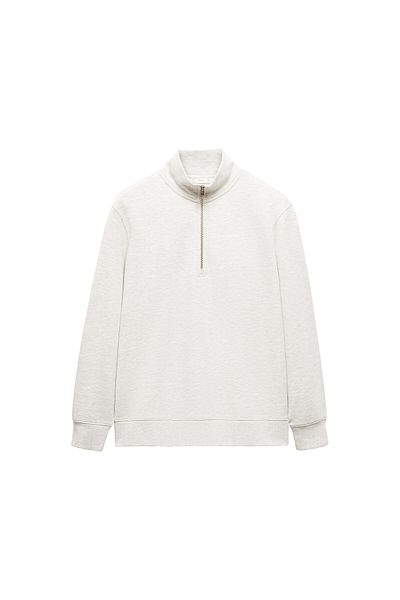 MANGO Woman Hanorac pentru bărbați gri deschis 67014462