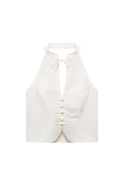 MANGO Naturalny gorset damski 67009607